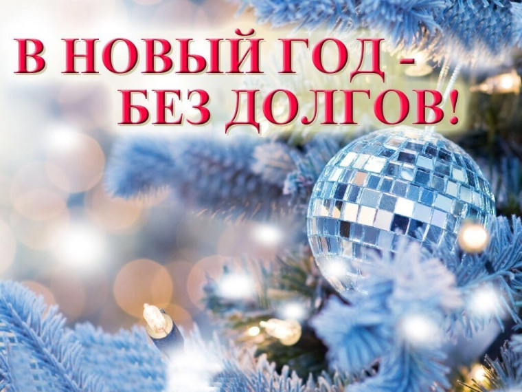 В новый год без налоговых долгов. В новый год без налоговых долгов.