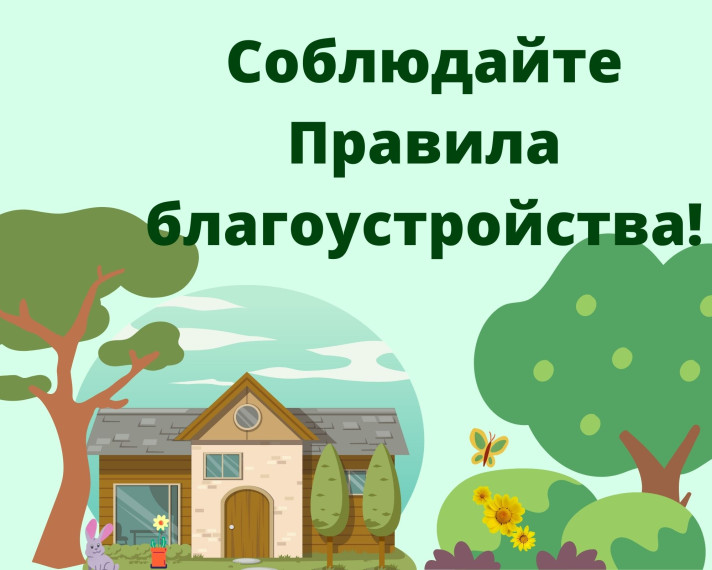 Соблюдайте Правила благоустройства!. Соблюдайте Правила благоустройства!.